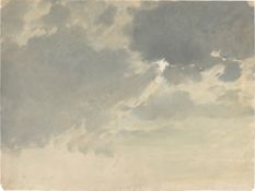 Deutsch, um 1860. Wolkenstudie.