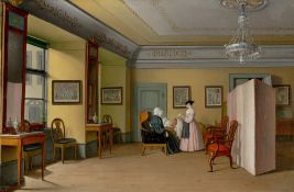 Carl Sigismund Walther. Szene im Hause Bluhm in Reval. 1841