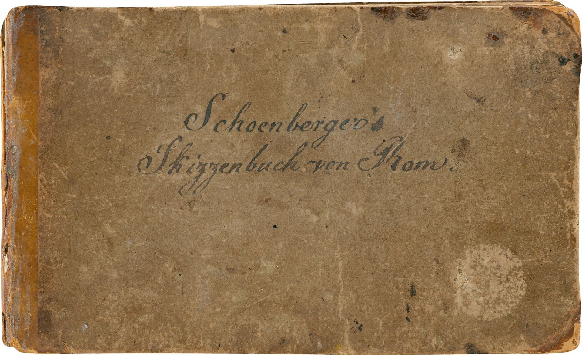 Lorenz Adolf Schönberger. Schoenberger's Skizzenbuch von Rom. Um 1817/25 - Bild 4 aus 4