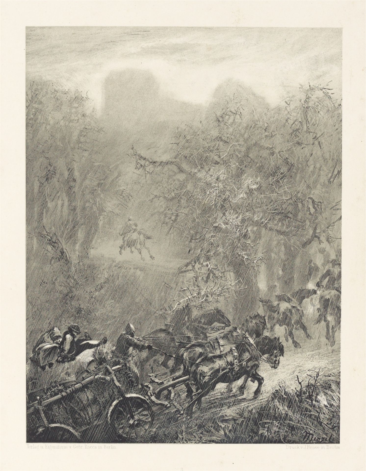 Adolph Menzel. „Versuche auf Stein mit Pinsel und Schabeisen“. 1851 - Bild 4 aus 7