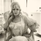 Diane Arbus. Mae West in a chair at home, Santa Monica, Cal.[ifornia]. 1965