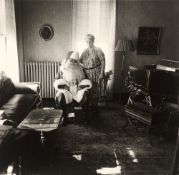 Diane Arbus. Mr. and Mrs. Santa Claus in their living room, Albion, N.Y. 1964