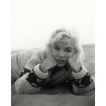 George Barris. Marilyn Monroe in Santa Monica Beach in July. 1962