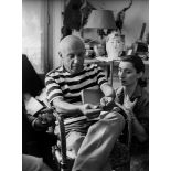 André Villers. „Picasso et Jaqueline, Cannes“. 1959