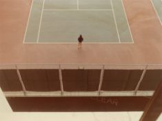 David Hockney. Tennis Court, Berkeley, November. 1971