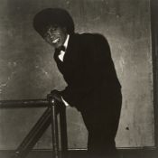 Diane Arbus. James Brown backstage at the Apollo Theater, N.Y.C. 1966