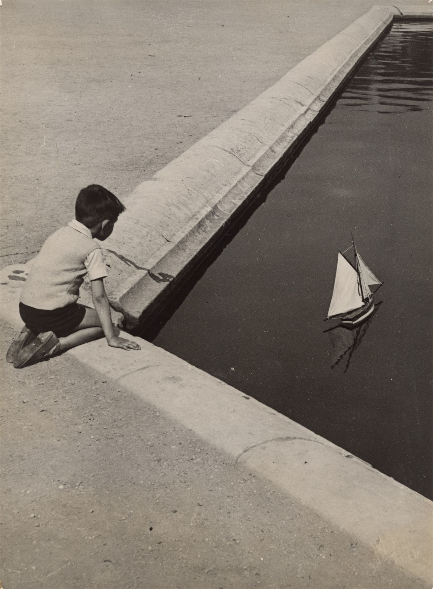 Brassaï (d.i. Gyula Halász). Bassin du Luxembourg. Um 1930