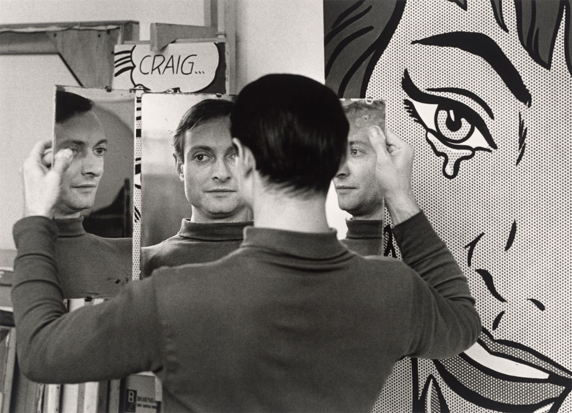Ken Heyman. Roy Lichtenstein, New York. 1964