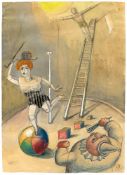 Otto Dix. „Zirkusscene“. 1923