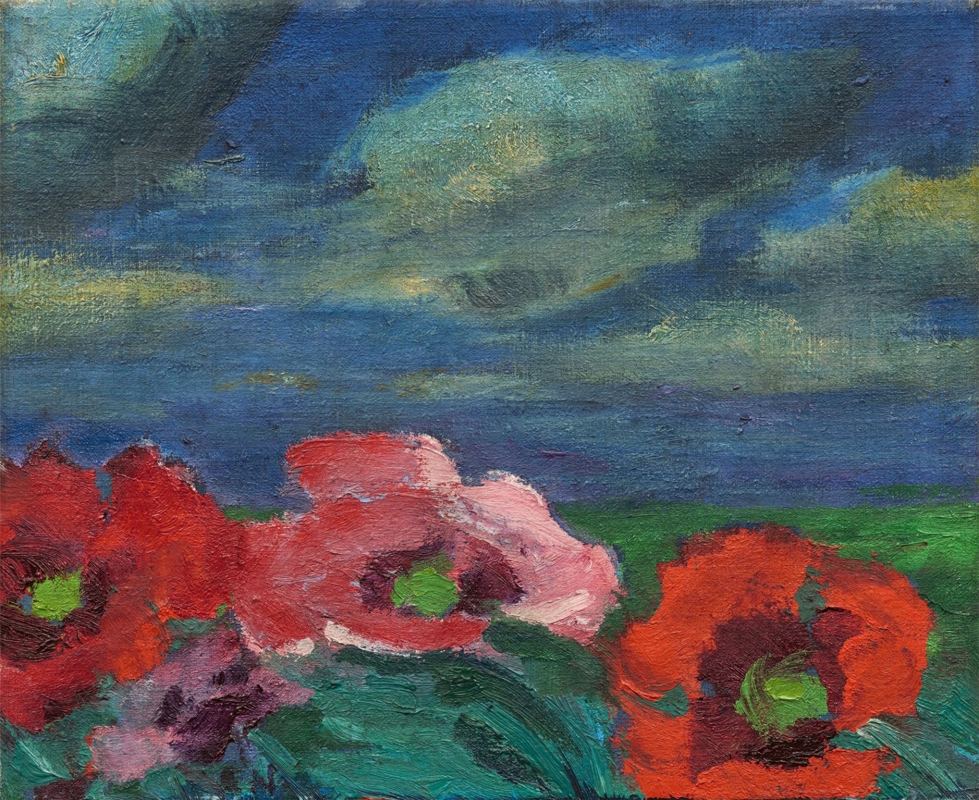 Emil Nolde. „Mohn im Wind“. 1926