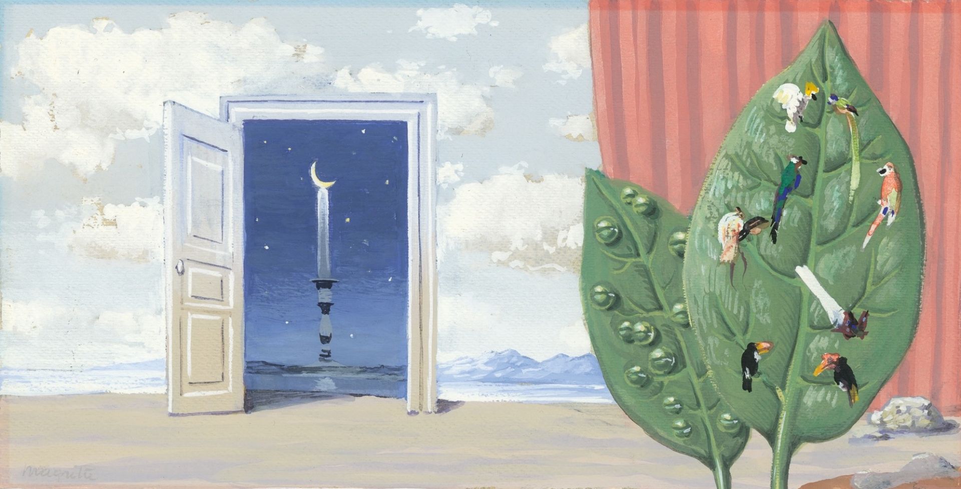 René Magritte. „Le domaine enchanté“. 1953