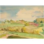 Erich Heckel. „Landschaft in Angeln“. 1940