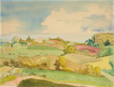 Erich Heckel. „Landschaft in Angeln“. 1940
