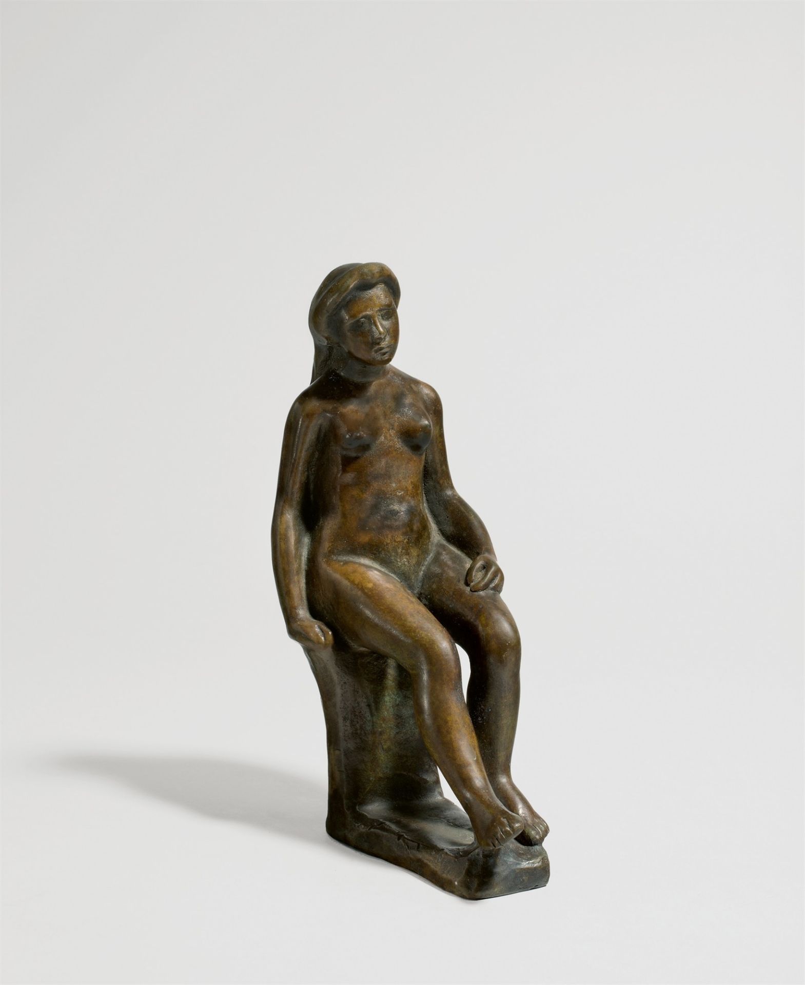 Aristide Maillol. Femme assise aux cheveux longs. Um 1903