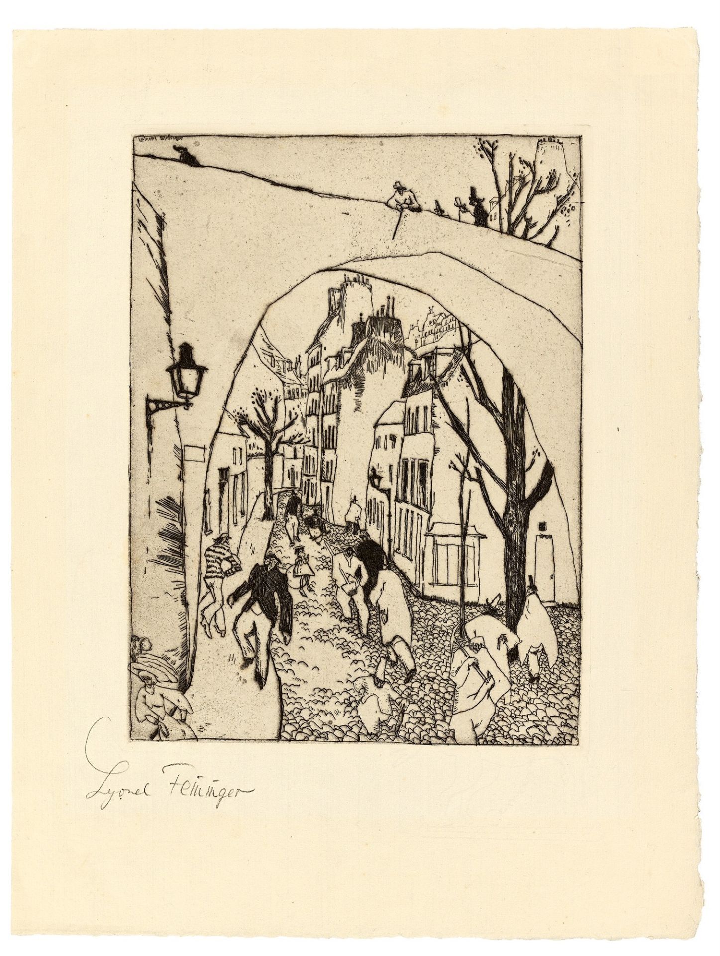 Lyonel Feininger. „Die grüne Brücke“. 1910/11