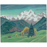 Gabriele Münter. „Elmau, Neuschnee im Oktober“. 1942