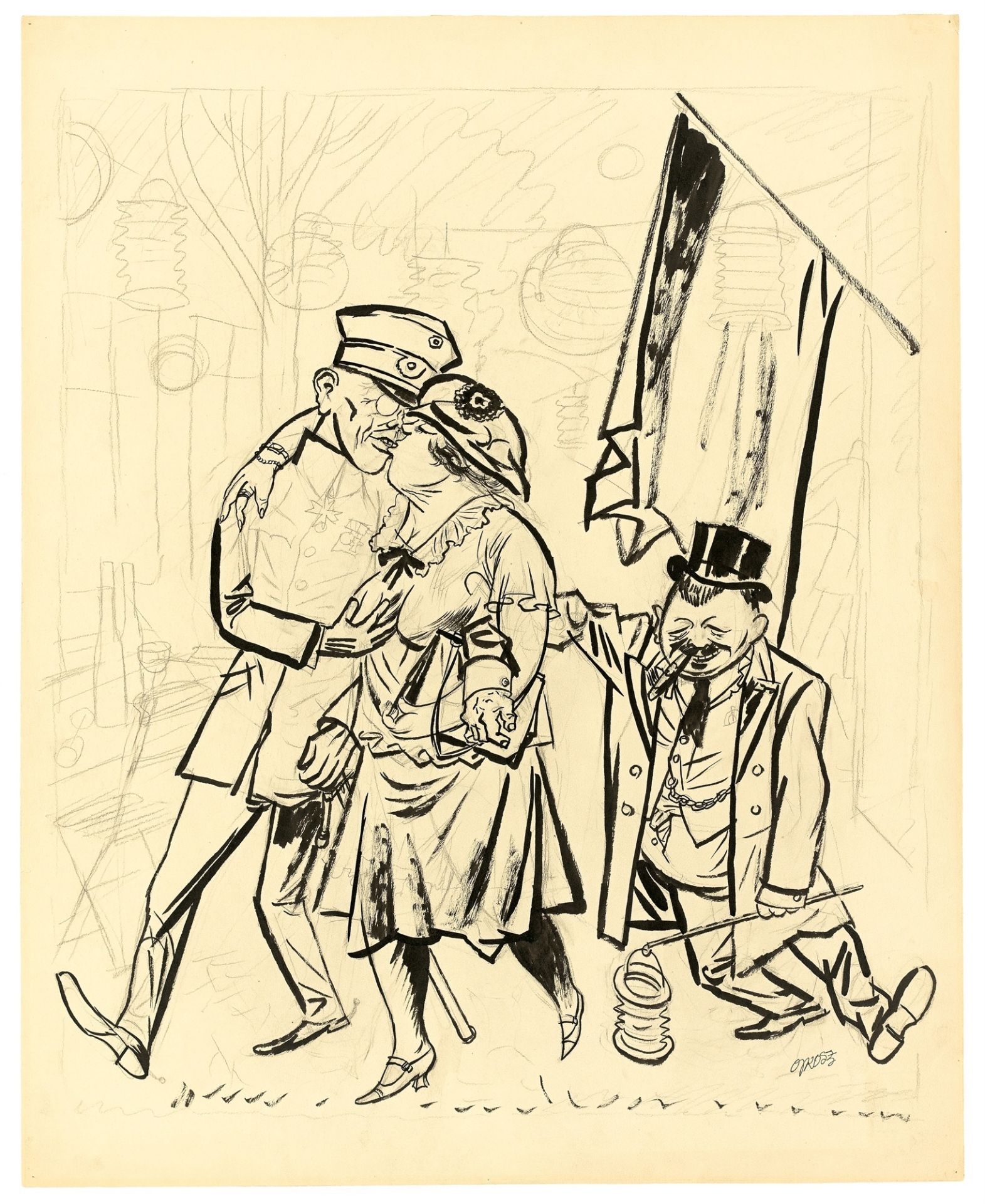 George Grosz. Contretemps. 1924