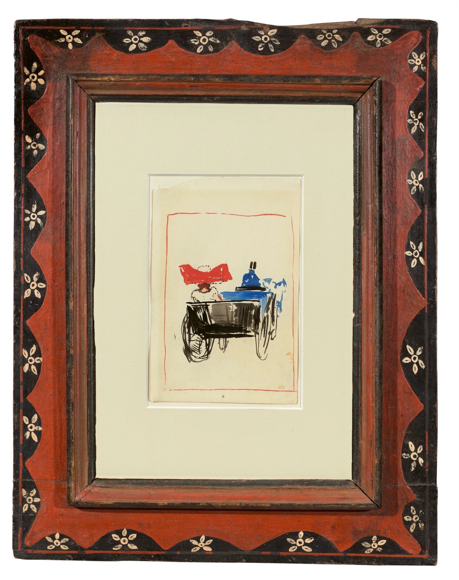 Max Ernst. „Kutsche“. Um 1913