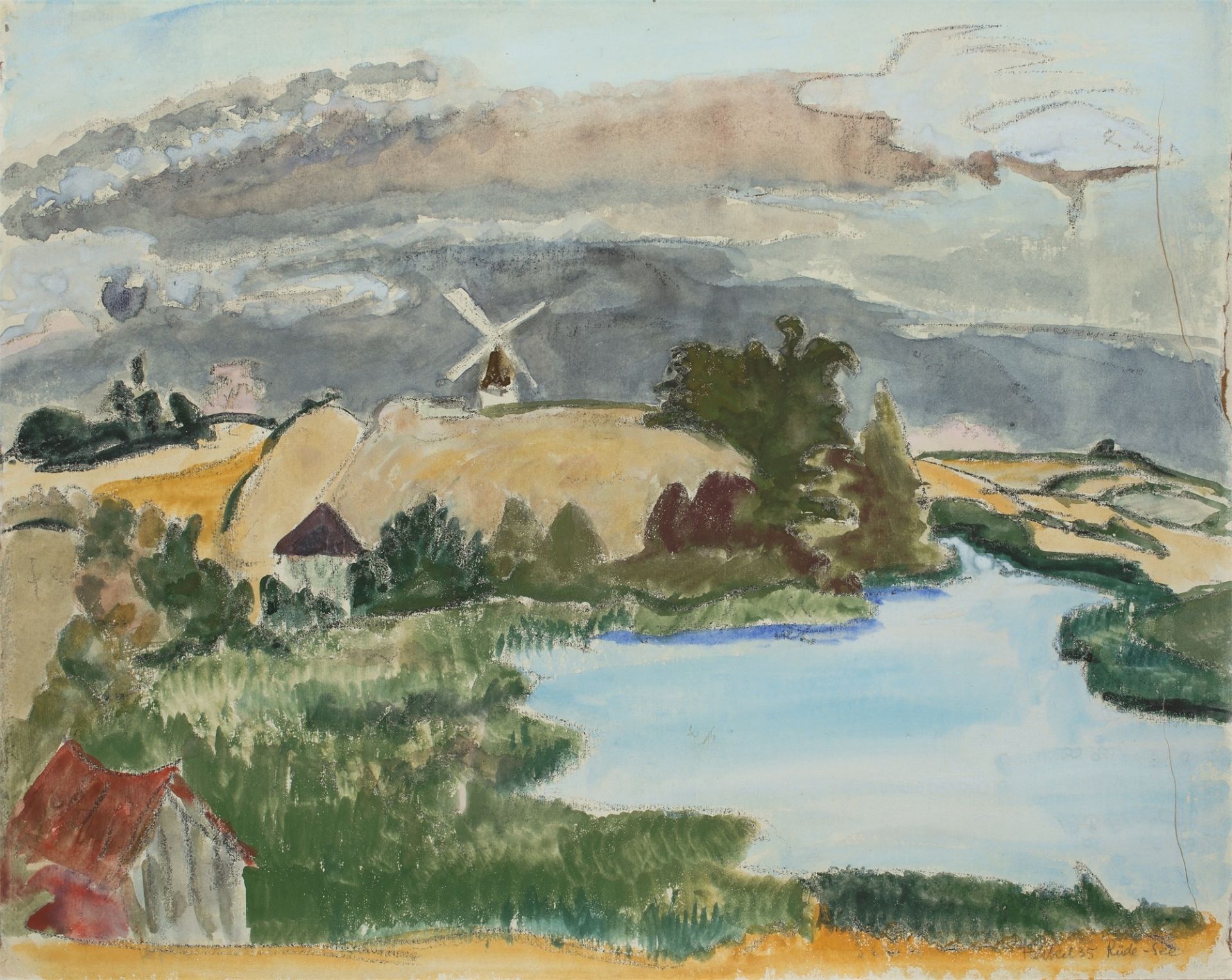 Erich Heckel. „Rüde-See“. 1935