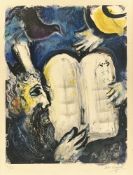 Marc Chagall. „Moïse et les tables de la loi“. 1962