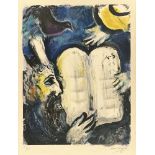 Marc Chagall. „Moïse et les tables de la loi“. 1962