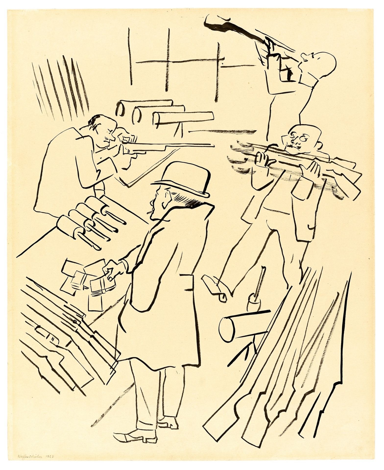 George Grosz. „Waffenschieber“. 1923