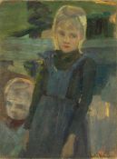 Julie Wolfthorn. Studie zu: „Abend in der Mark“. (Vor) 1904