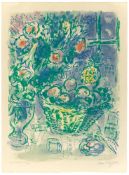 Marc Chagall. „Corbeille de fruits et ananas“. 1964