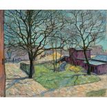 Theo von Brockhusen. Gutshof in Seelow. 1910