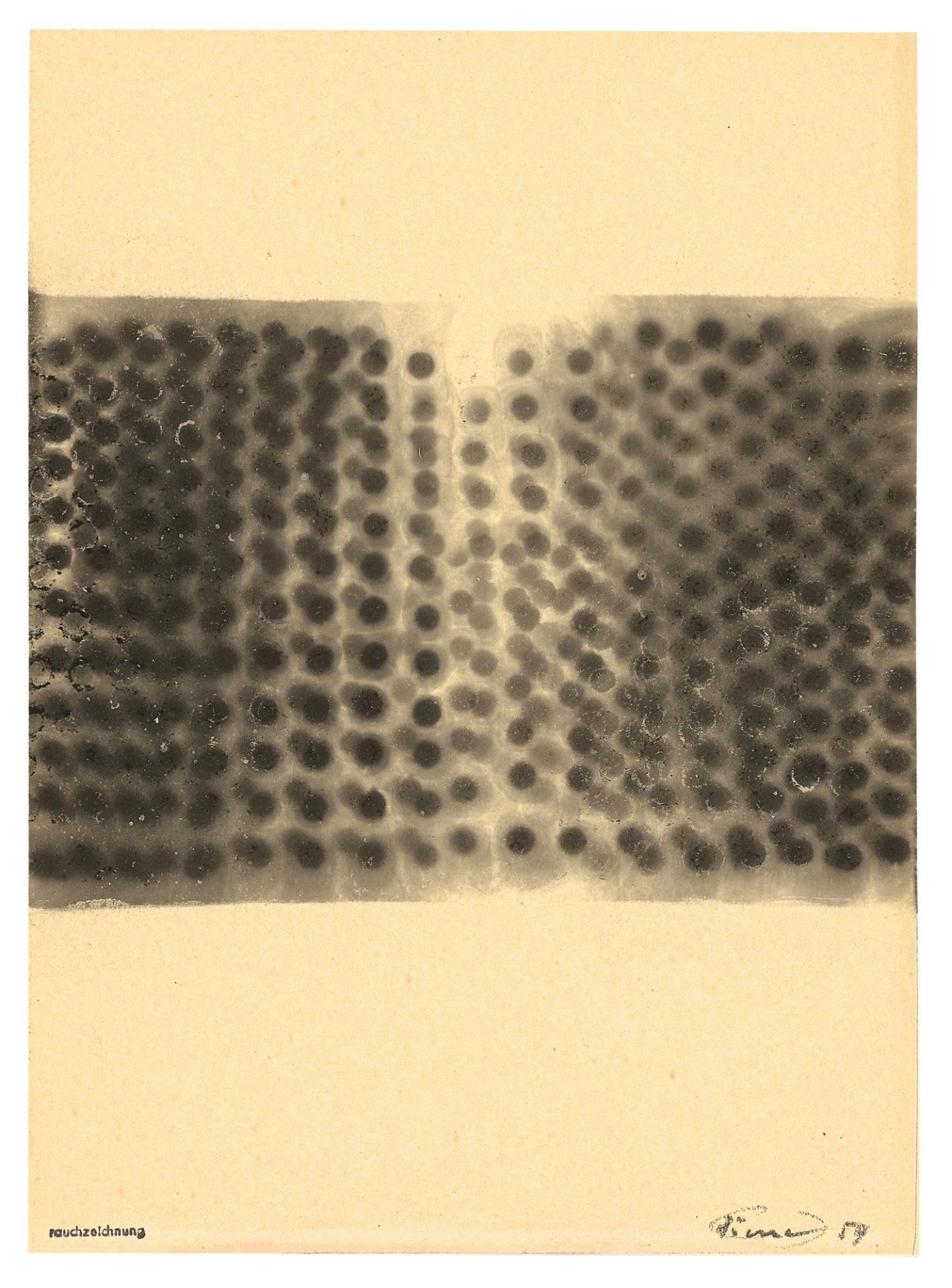 Otto Piene. „rauchzeichnung“. 1959