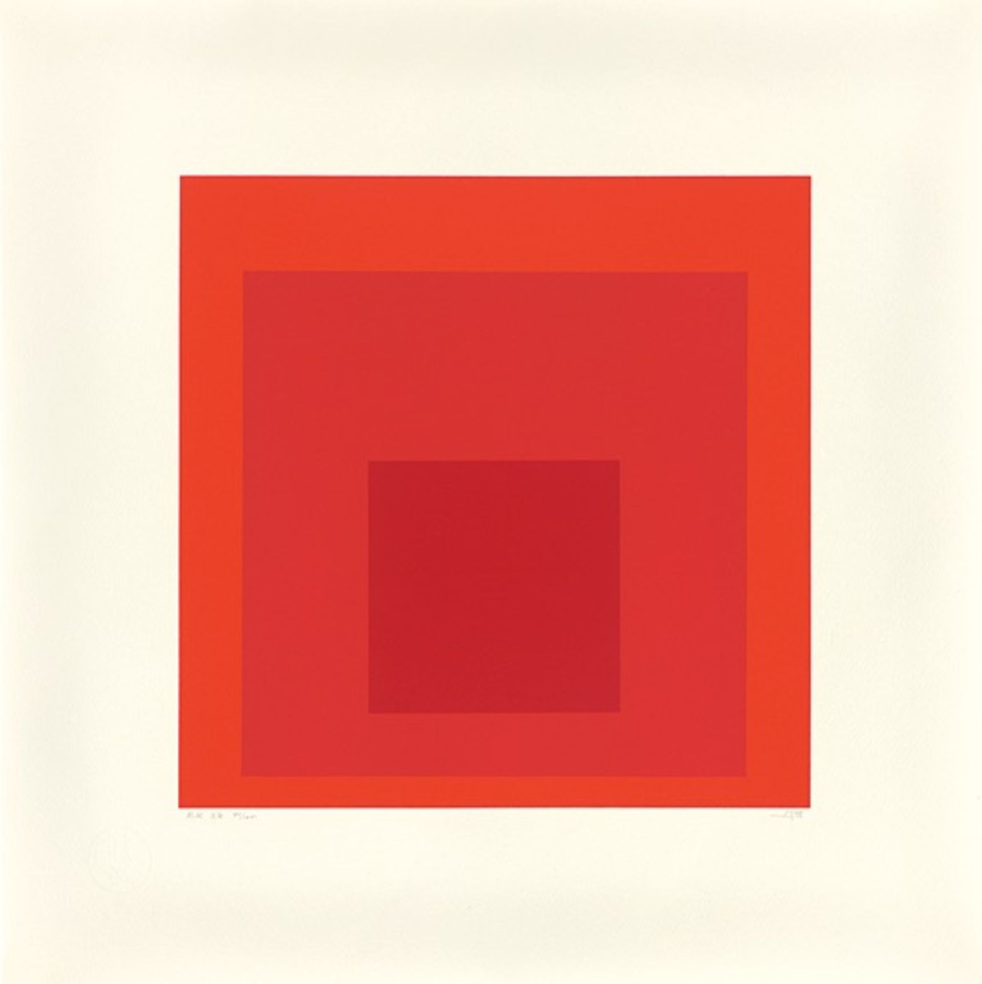 Josef Albers. „Homage to the Square (Edition Keller I)“. 1970 - Bild 11 aus 11