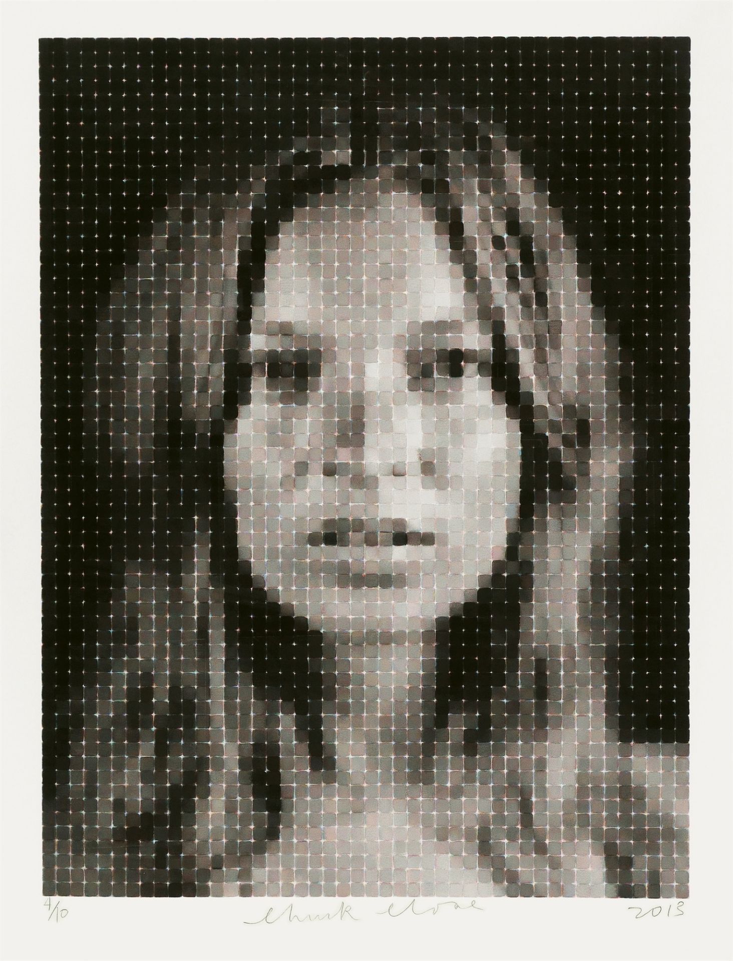 Chuck Close. Kate. 2013