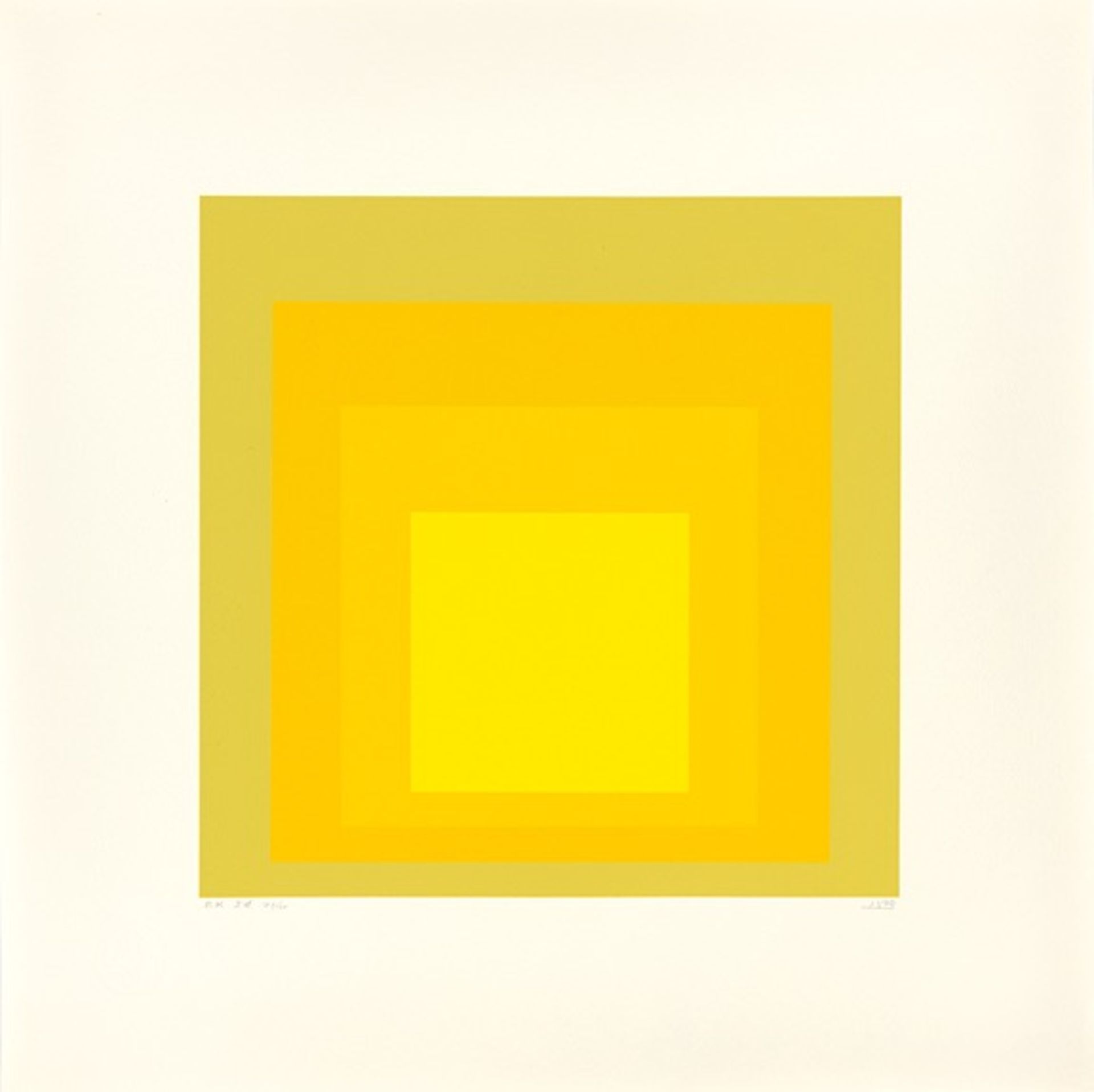 Josef Albers. „Homage to the Square (Edition Keller I)“. 1970 - Bild 4 aus 11