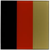 Gerhard Richter. „SCHWARZ-ROT-GOLD IV“. 2015