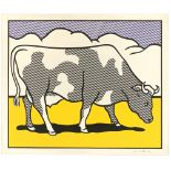 Roy Lichtenstein. „Cow Triptych (Cow Going Abstract) Poster“. 1982