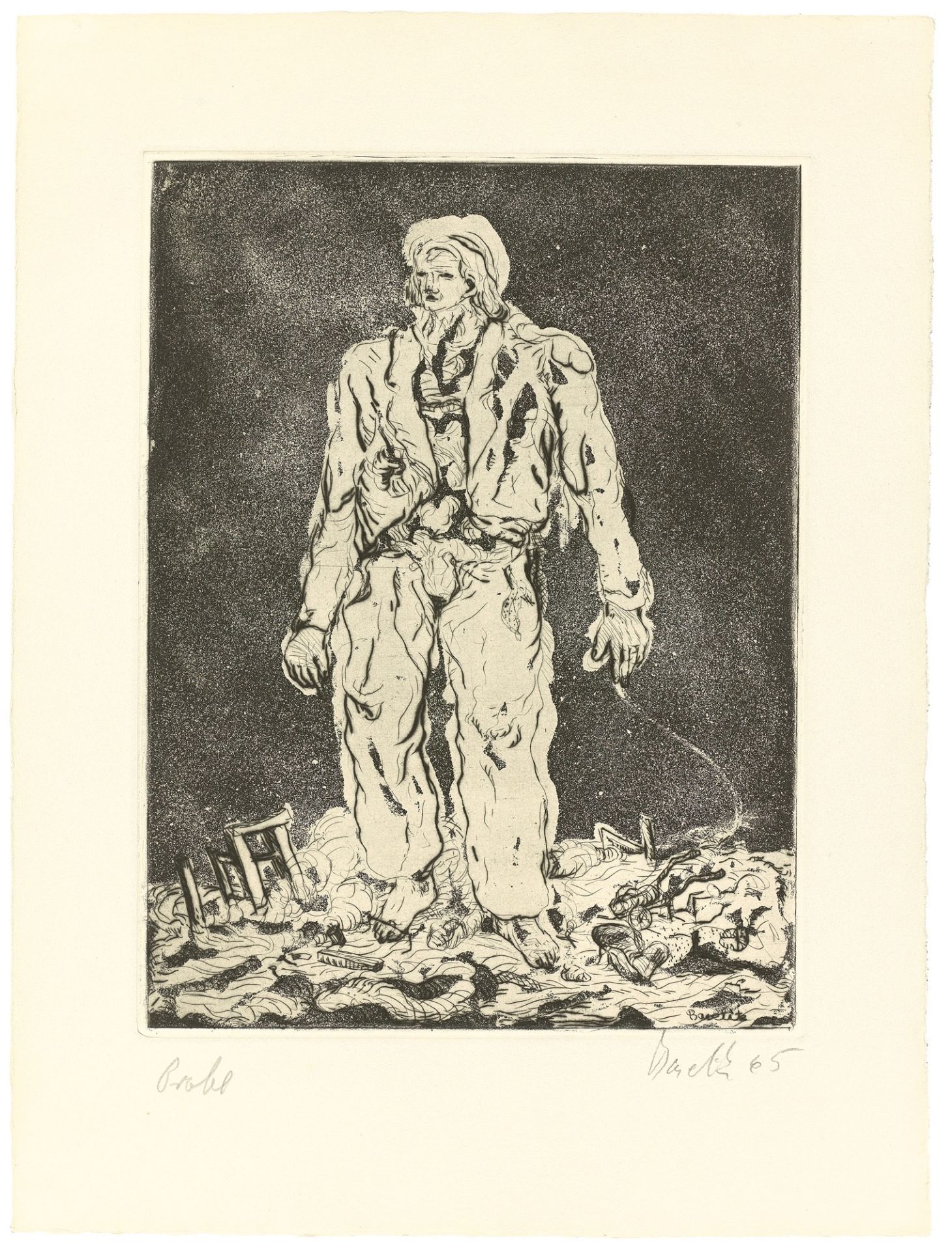 Georg Baselitz. „Der Hirte“. 1965