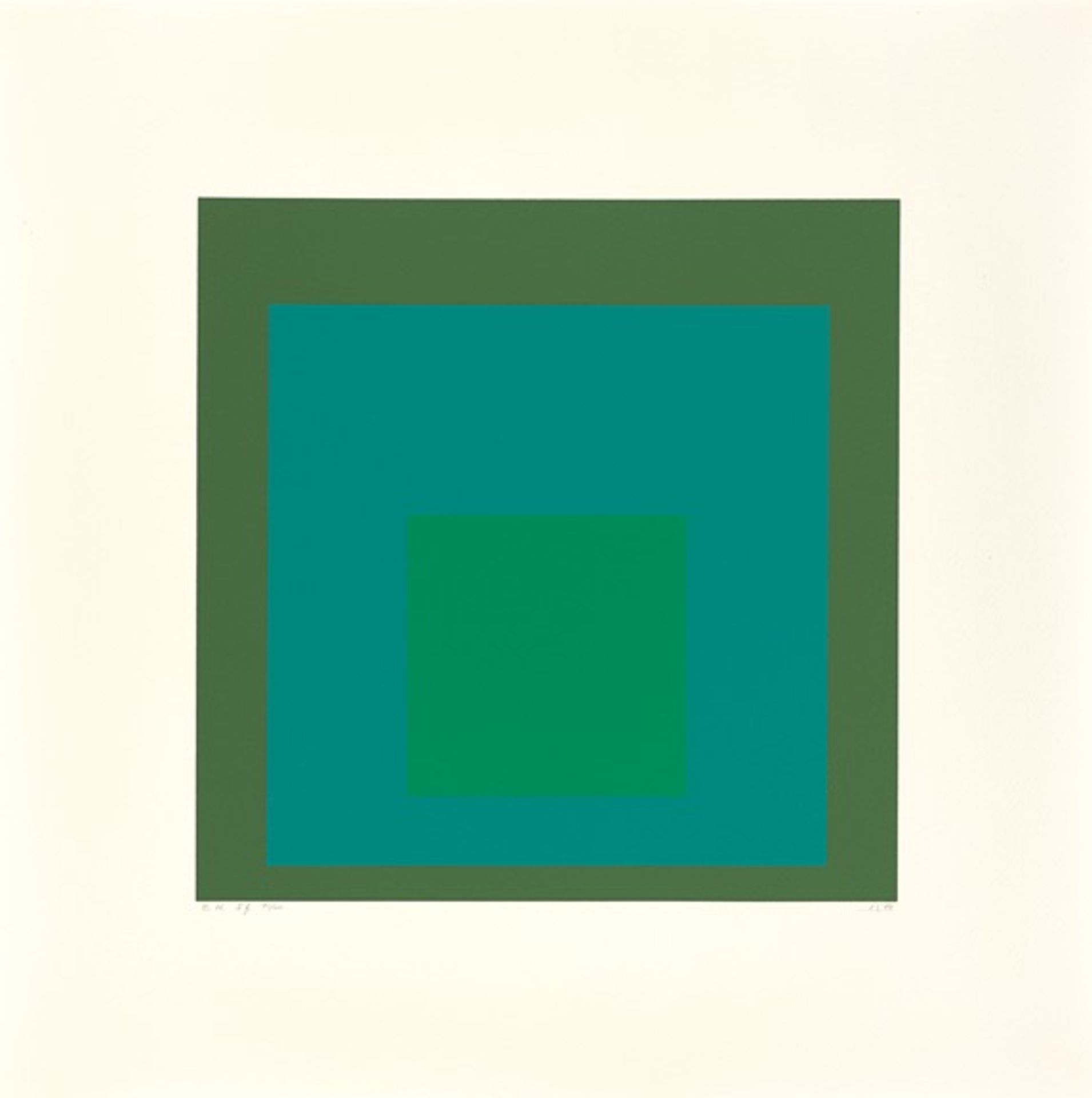 Josef Albers. „Homage to the Square (Edition Keller I)“. 1970 - Bild 7 aus 11