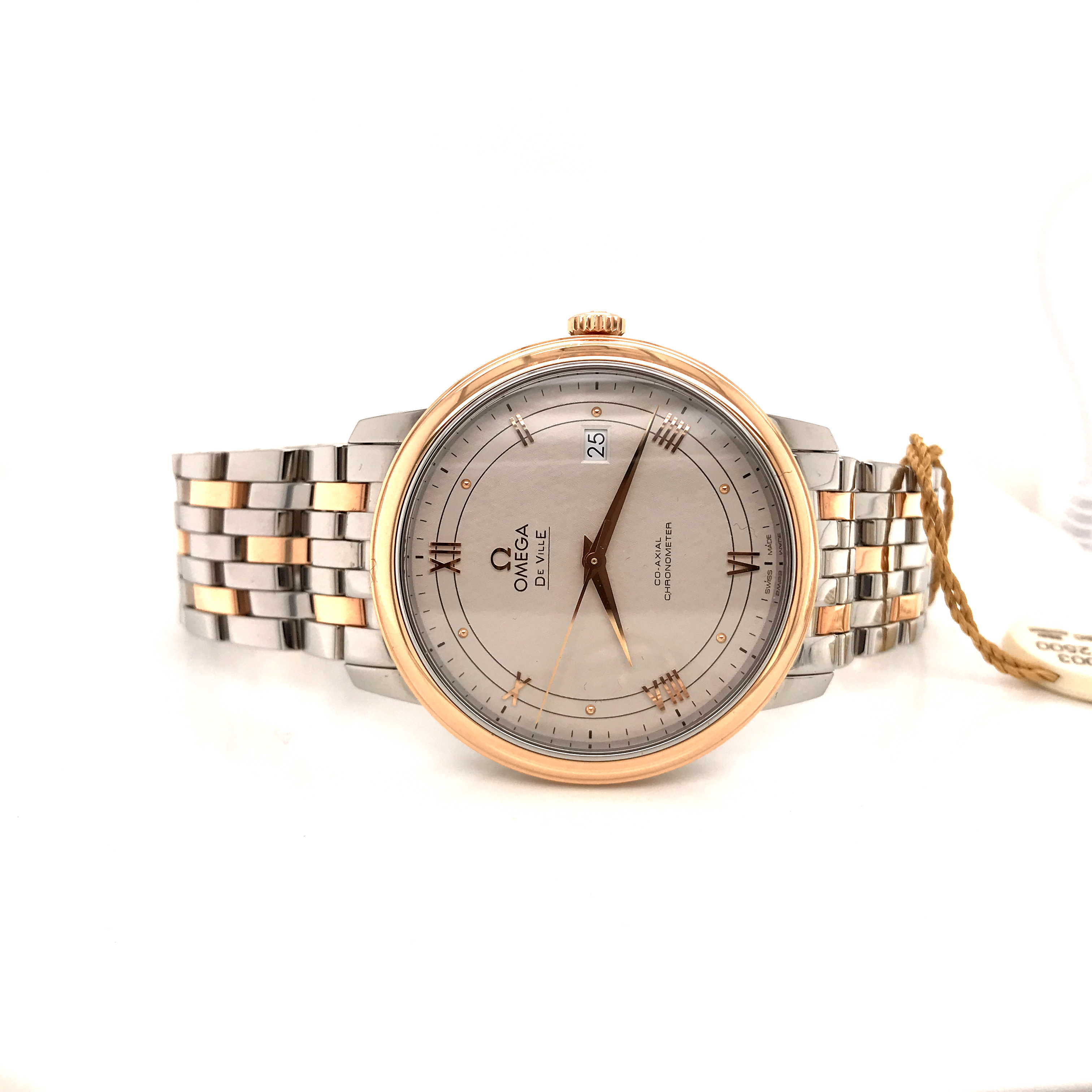Omega Deville Steel and 18ct gold Watch