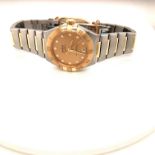 Omega Constellation Steel and 18ct gold Ladies Watch