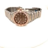 Omega Constellation Steel and 18ct gold Ladies Watch