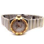 Omega Constellation Steel and 18ct gold Ladies Watch