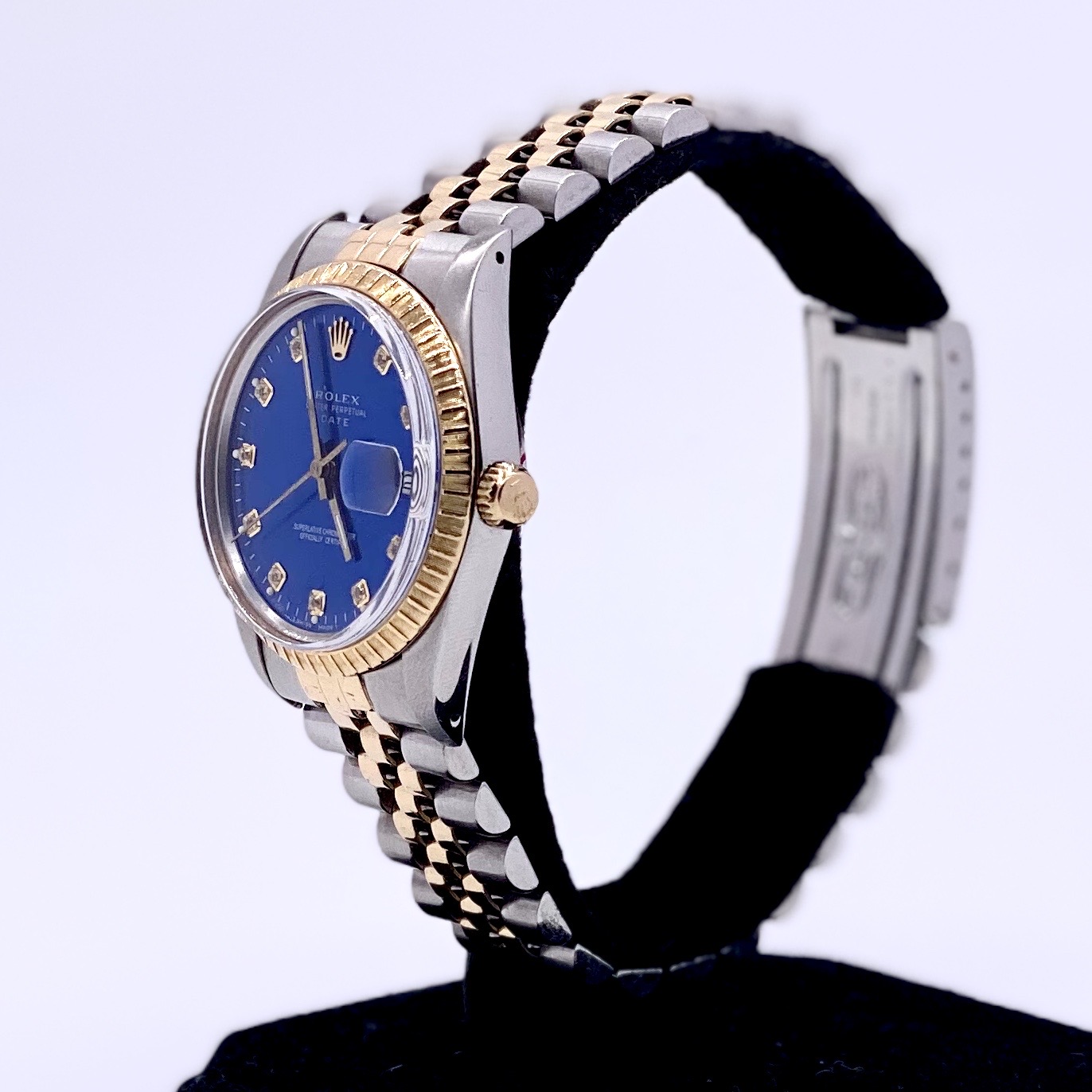 Rolex Oyster Perpetual Date Steel and Gold ref 15053 - Image 2 of 3