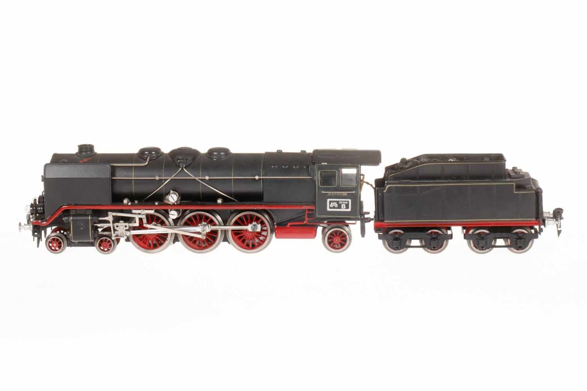 Märklin 2-C-1 Dampflok HR 70/12920, S 0, elektr., schwarz, mit Tender, gW und 2 el. bel.