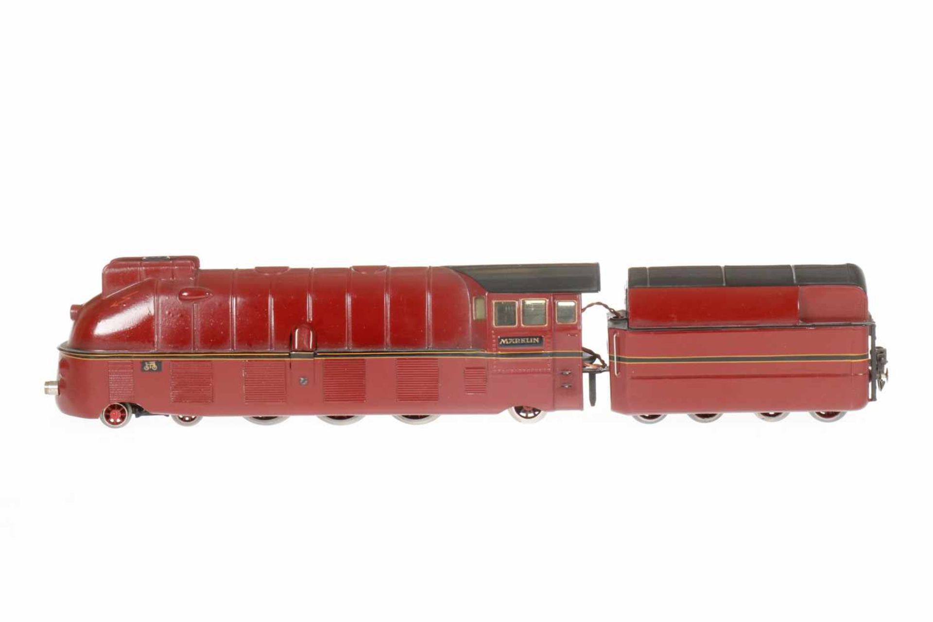 Märklin 2-C-1 Dampflok SLH 70/12920, S 0, elektr., mit Tender, farbl. fachm. rest.