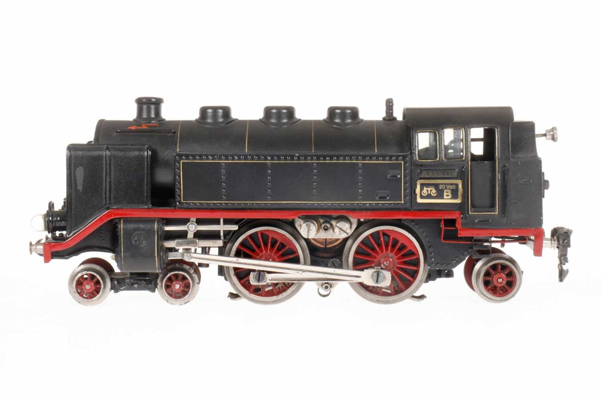 Märklin 2-B-1 Tenderlok TCE 66/12920, S 0, elektr., schwarz, mit 2 el. bel. Strinlampen, kW und 5