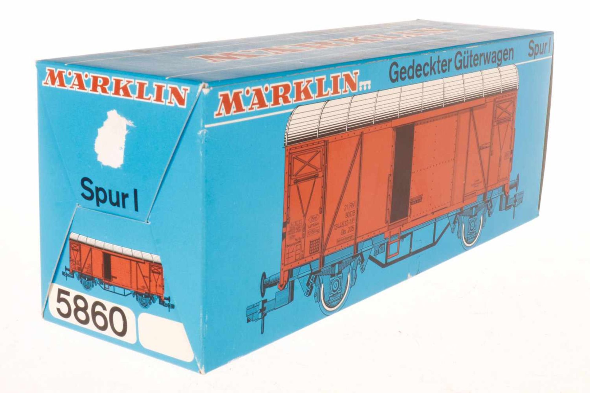 Märklin gedeckter Güterwagen 5860, S 1, OK, Z 2