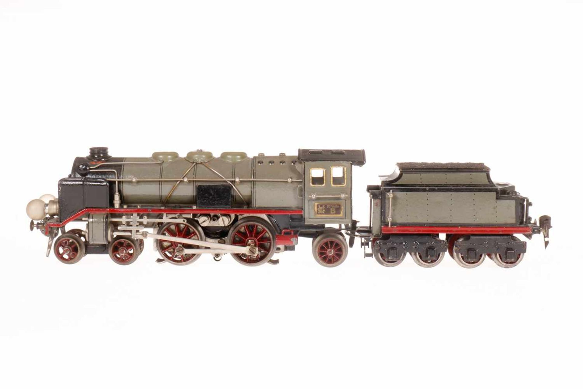 Märklin 2-B-1 Dampflok CER 66/13020, S 0, elektr., grau/schwarz, mit Tender, kW und 2 el. bel.