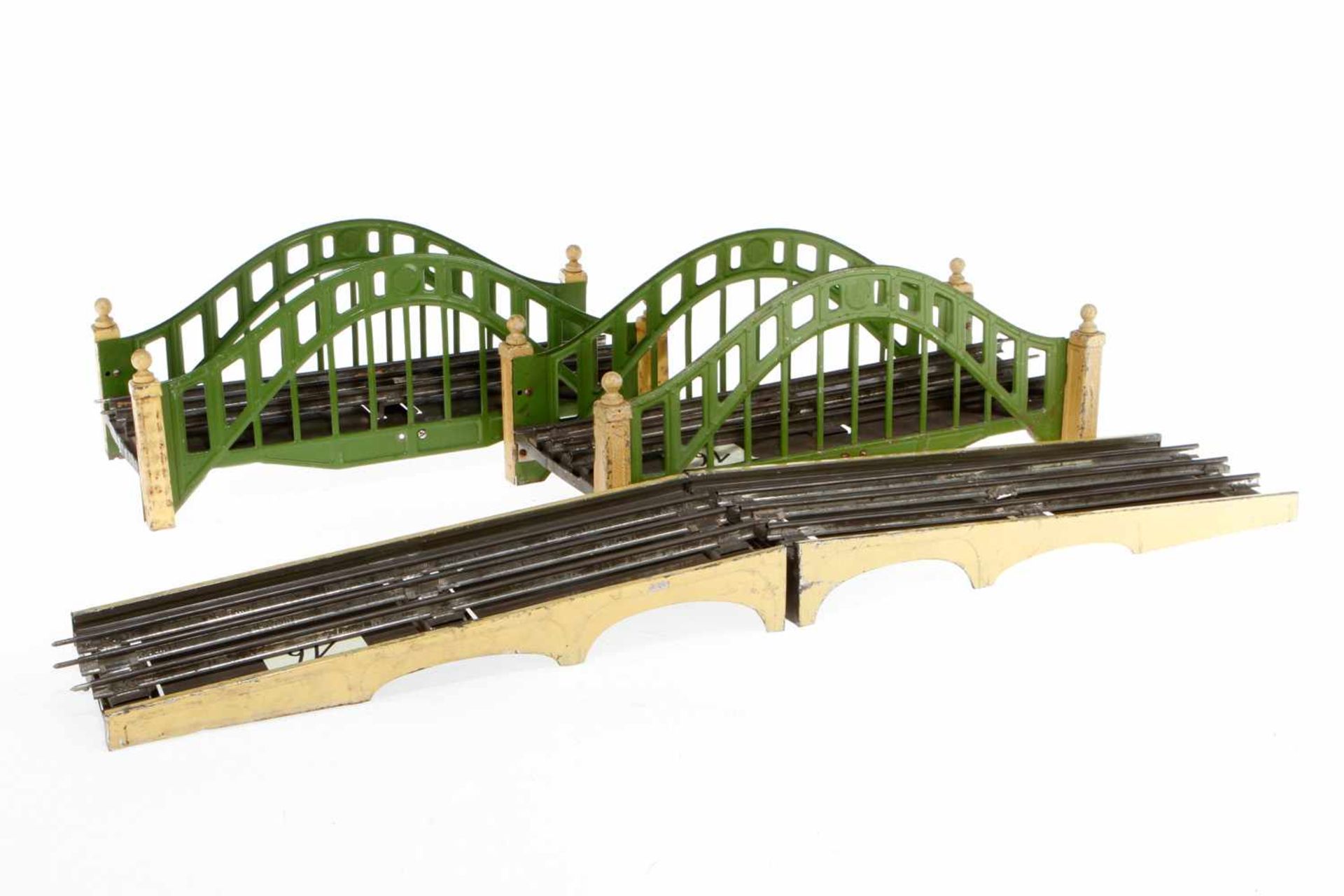 Lionel Doppelbogenbrücke 100/104, S 2, HL, 4-teilig, LS, Z 2-3