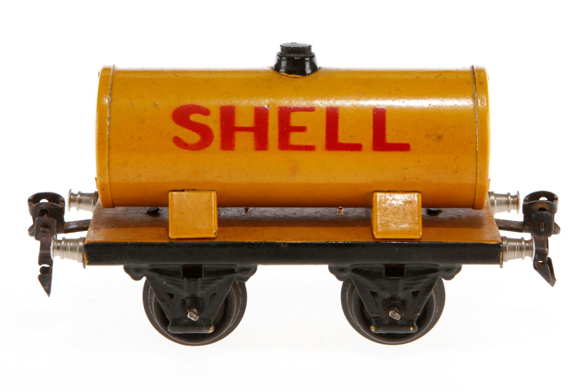 Märklin Shell Kesselwagen 1973, S 0, HL, LS und gealterter Lack, L 13, sonst noch Z 2-3