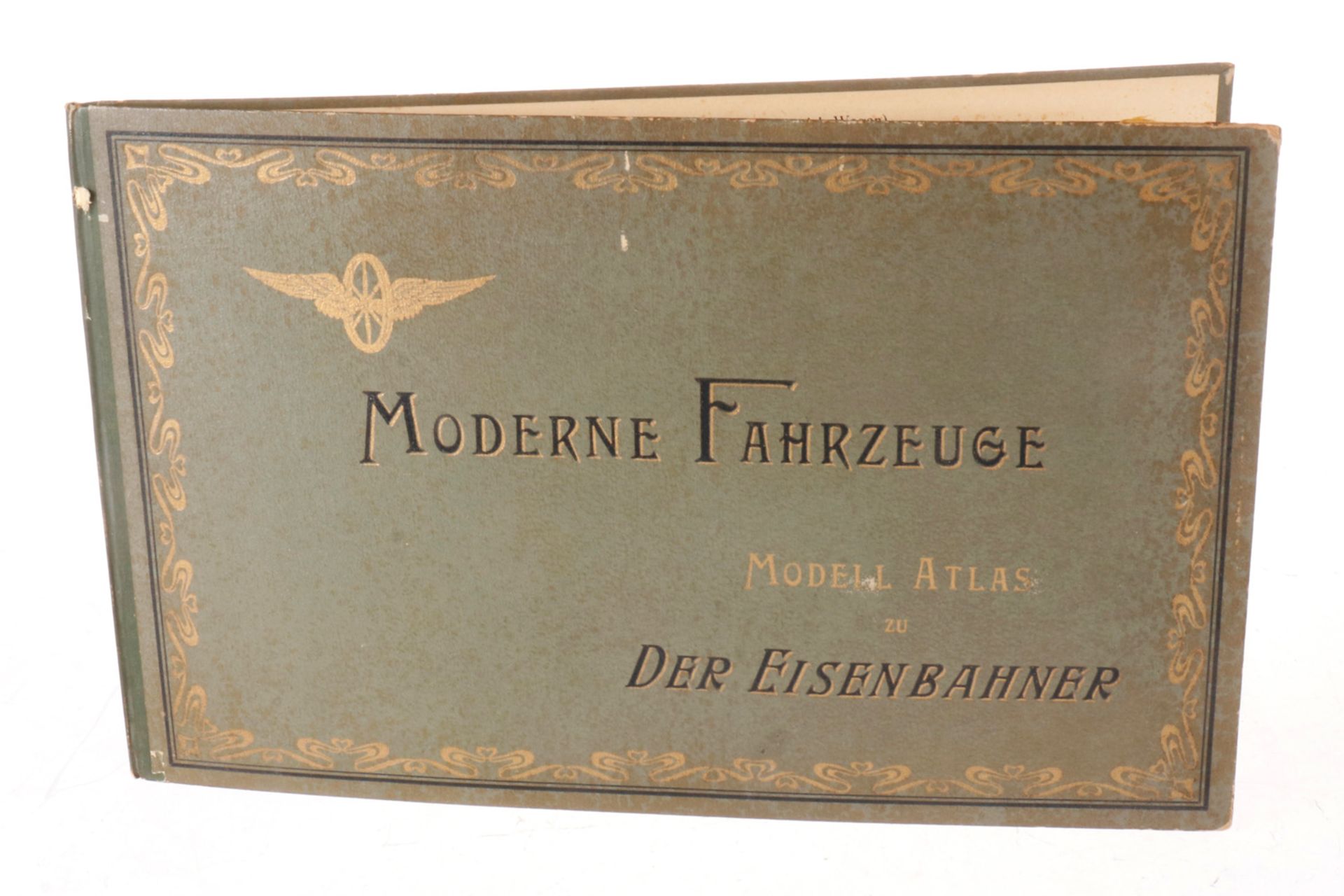 Modell-Atlas moderne Fahrzeuge "Der Eisenbahner", mit 2 Lokomotiven und 1 Oldtimer, mehrfach zum